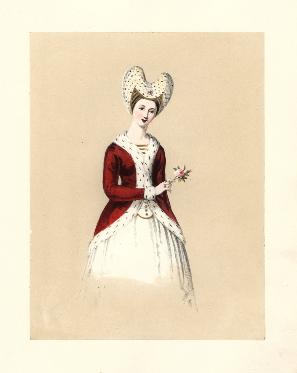 Mode sous le règne de Henri V et VI, illustration de 