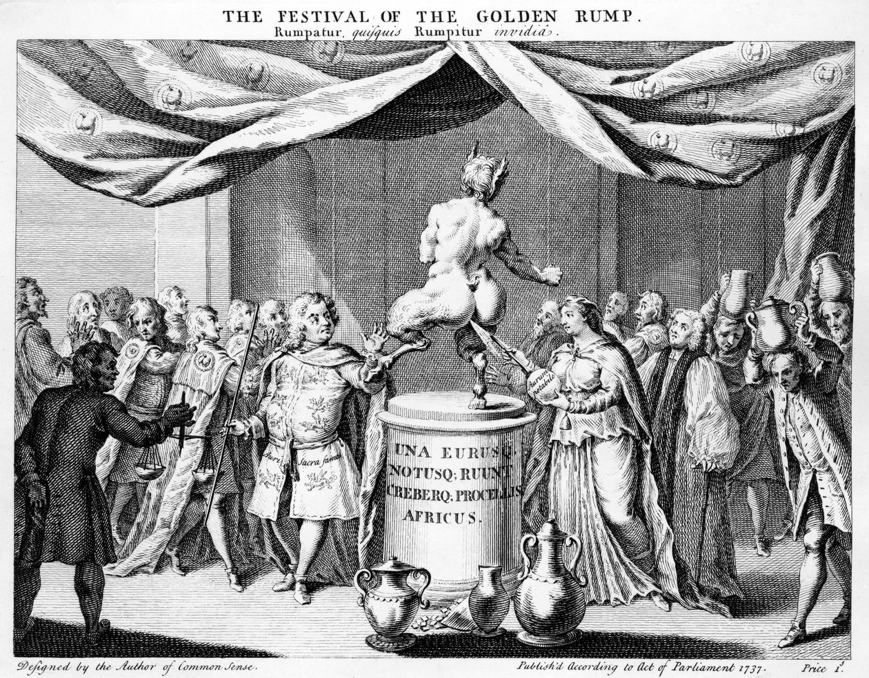 Festival de la Croupe Dorée, 1737 - English School