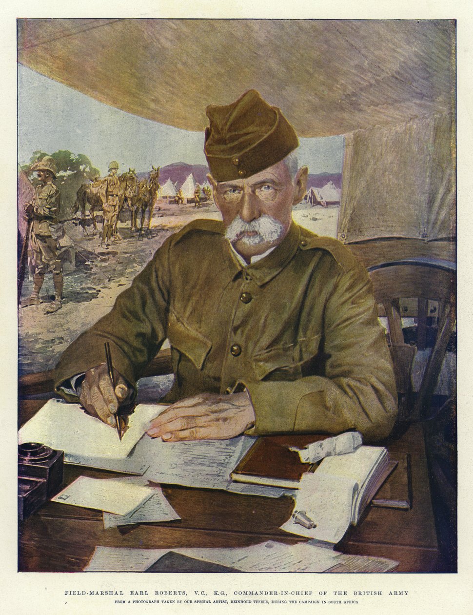Maréchal Earl Roberts, VC, KG, commandant en chef de l
