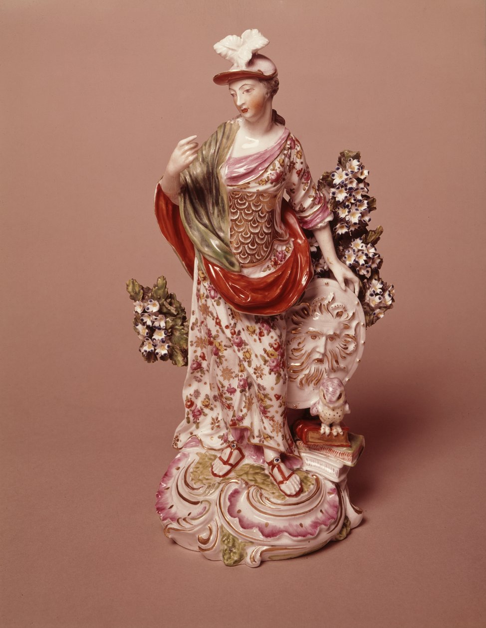 Figure de la déesse Athéna, Derby Porcelain Works, vers 1800 - English School