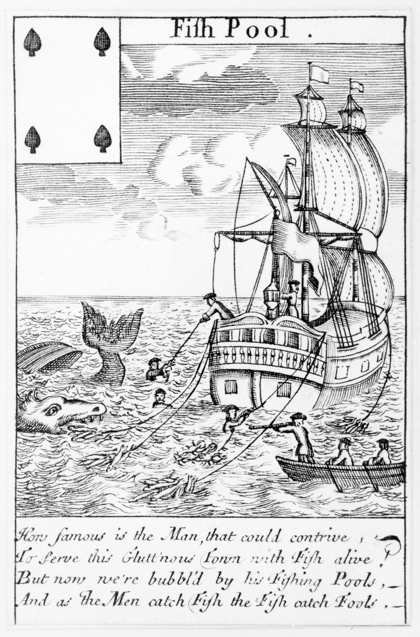 Carte à jouer Fish Pool - English School