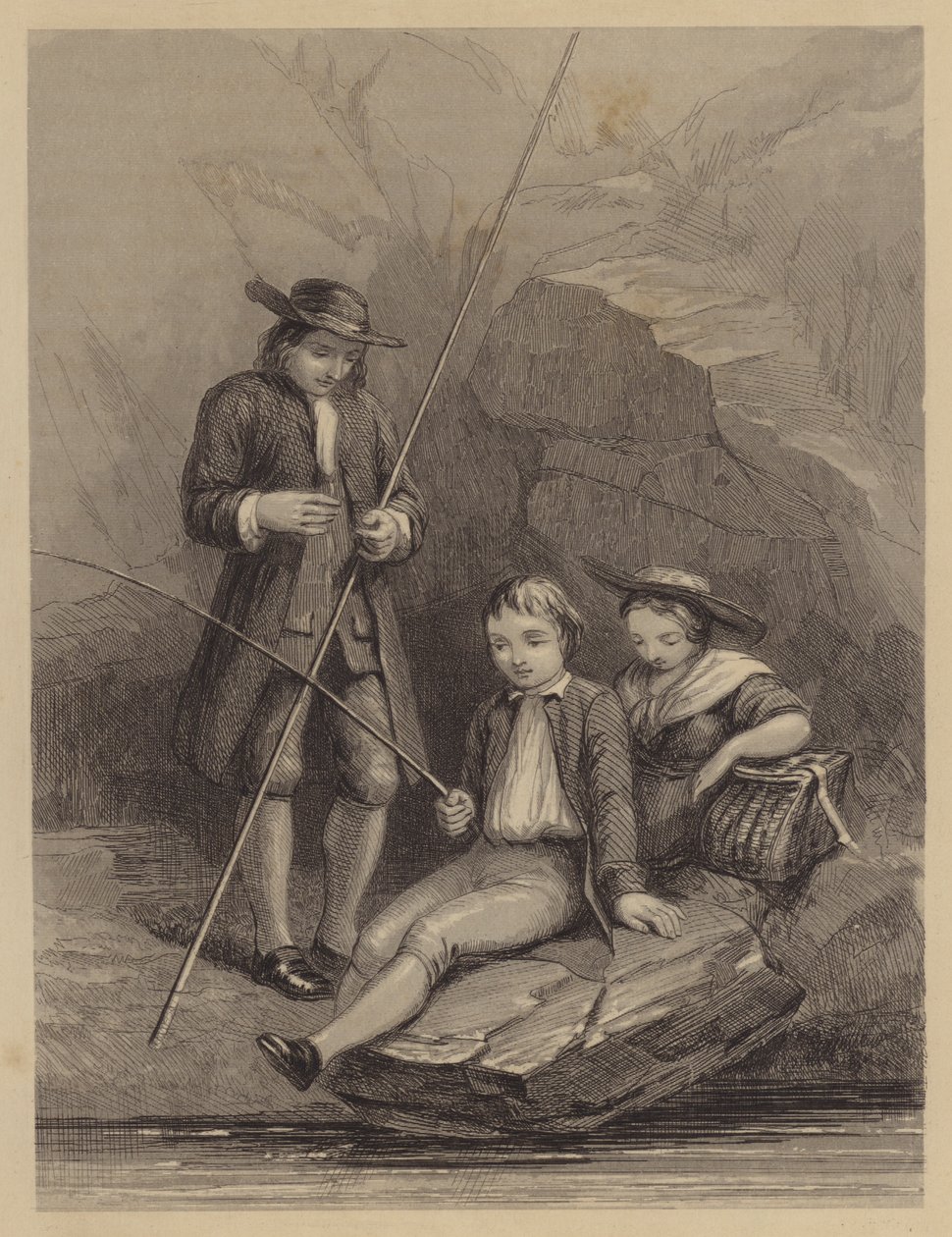 Pêche (gravure) - English School