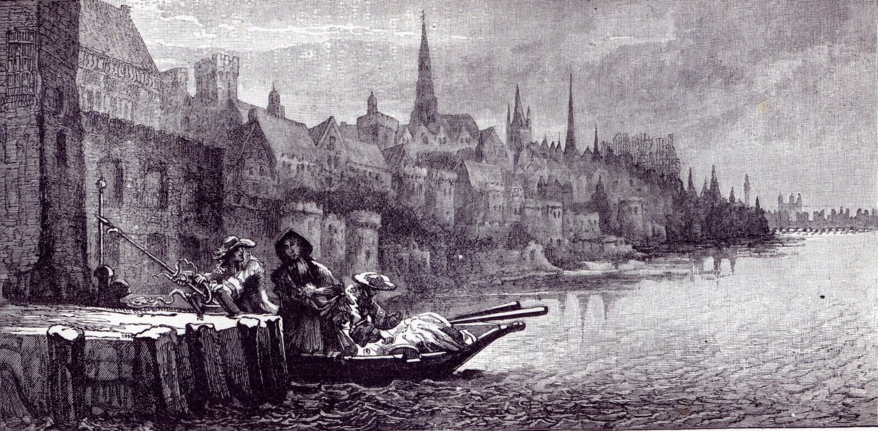 Fuite du roi Jacques le matin du 11 décembre 1688, de 