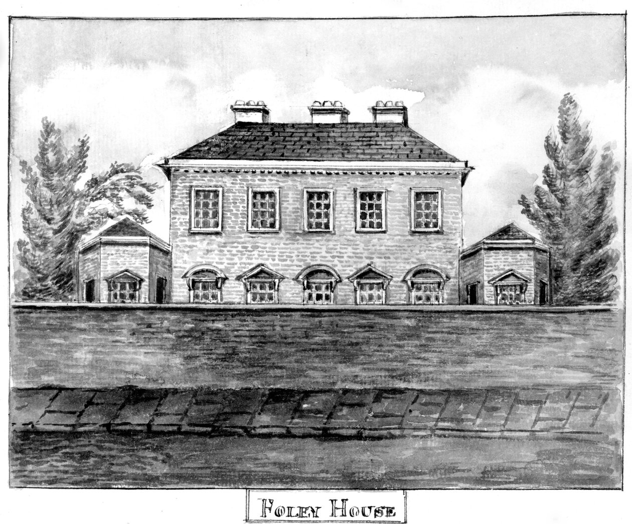Foley House, vers 1800 - English School