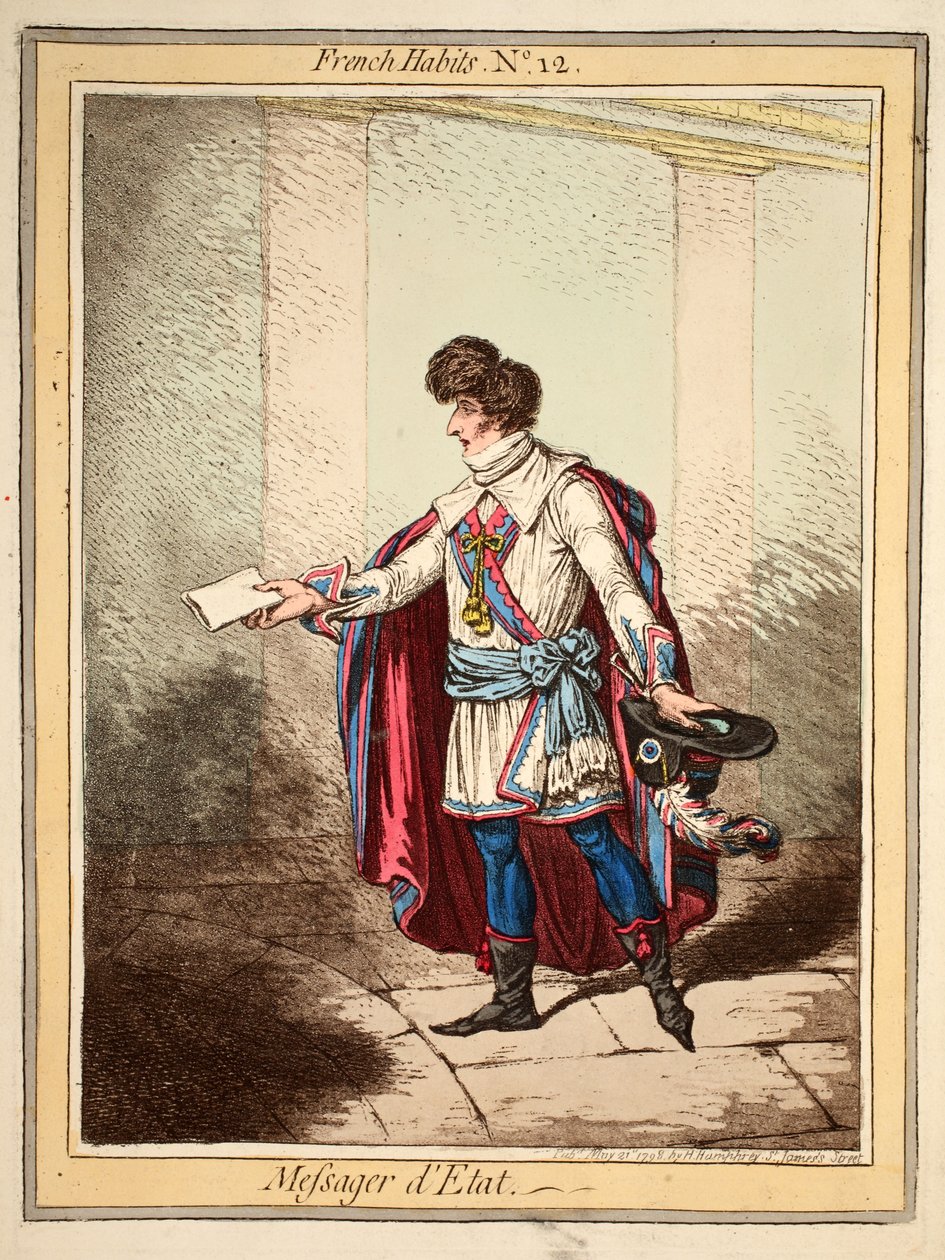Habits français n° 12, Messager d