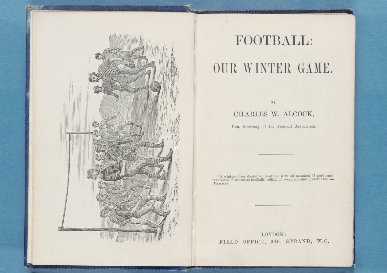 Frontispice de Football: Our Winter Game, par Charles W. Alcock, 1874 - English School