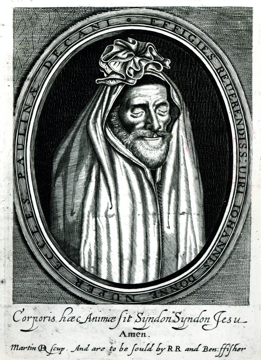 Frontispice de Deaths Duell par John Donne publié en 1632 - English School