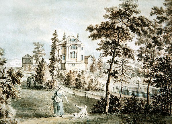 Pavillon de jardin dans un parc, c.1725 - English School