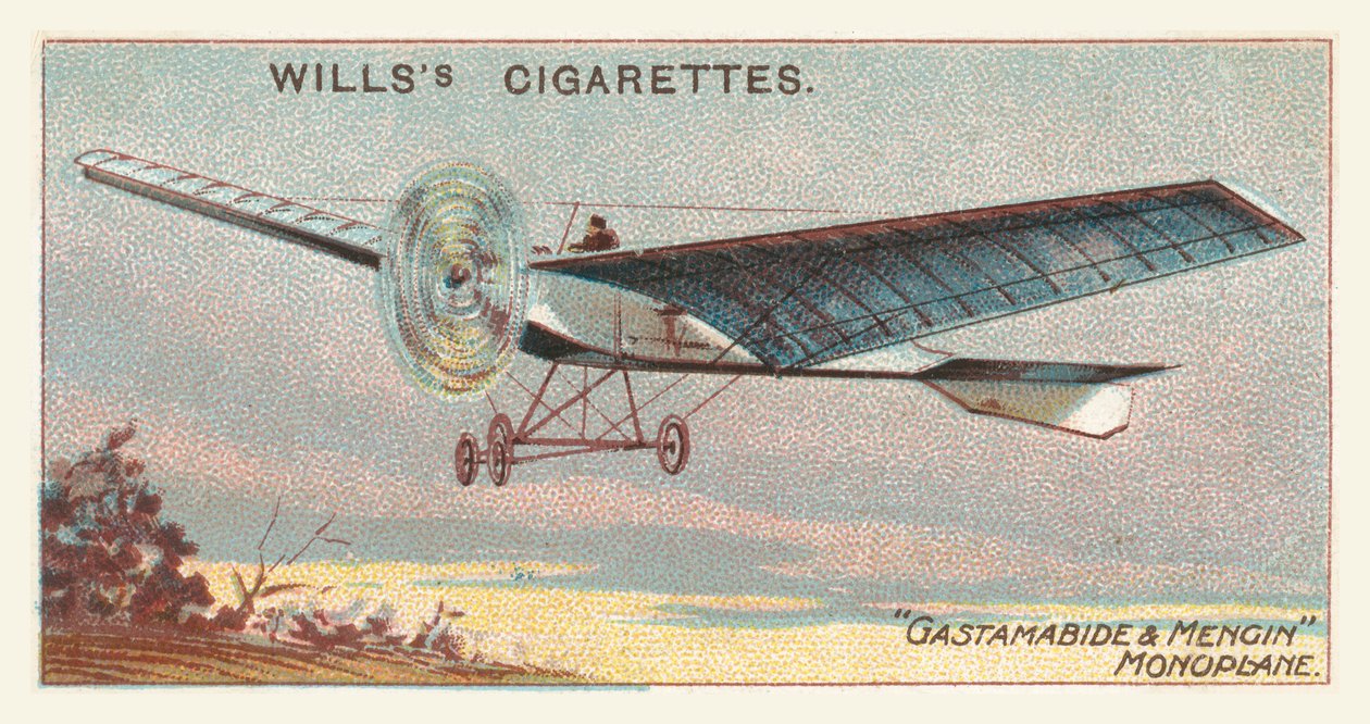 Gastamabide et Mengin Monoplane (chromolitho) - English School