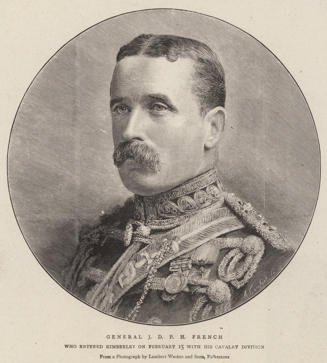Général J D P H French (gravure) - English School