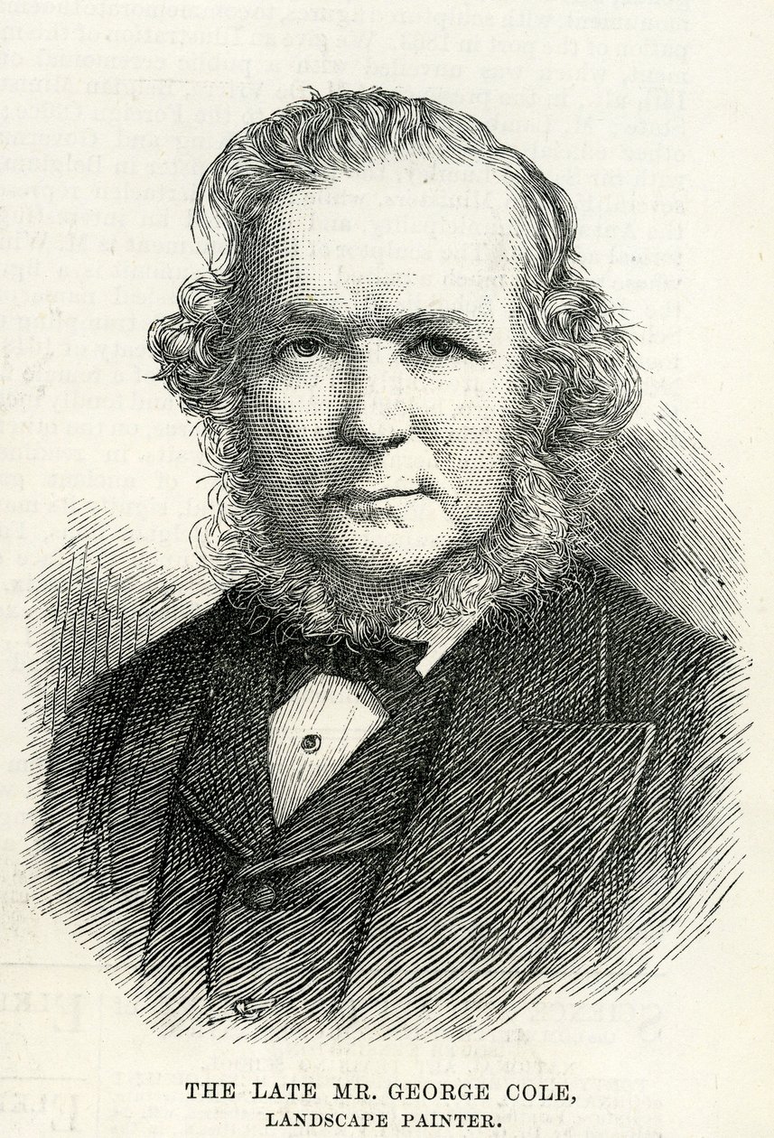 George Cole (1810-83) de The Illustrated London News 29 septembre 1883 - English School