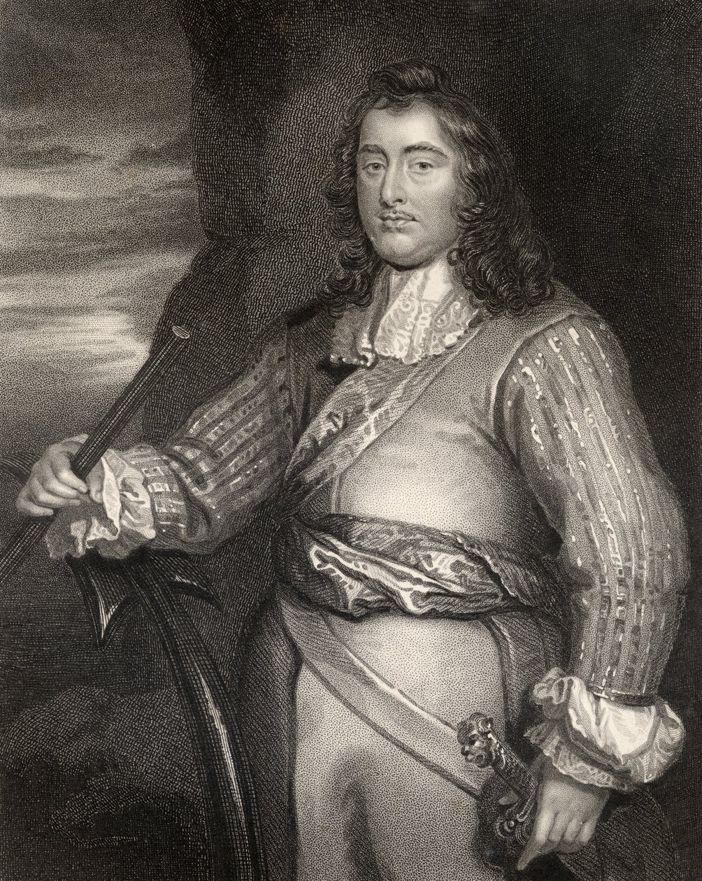George Monck, gravé par W.T. Mote, de 'The National Portrait Gallery ...