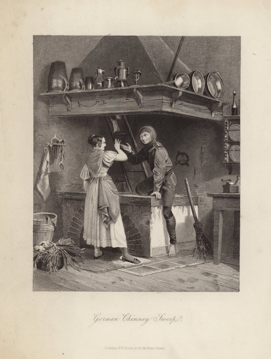 Ramoneur allemand (litho) - English School