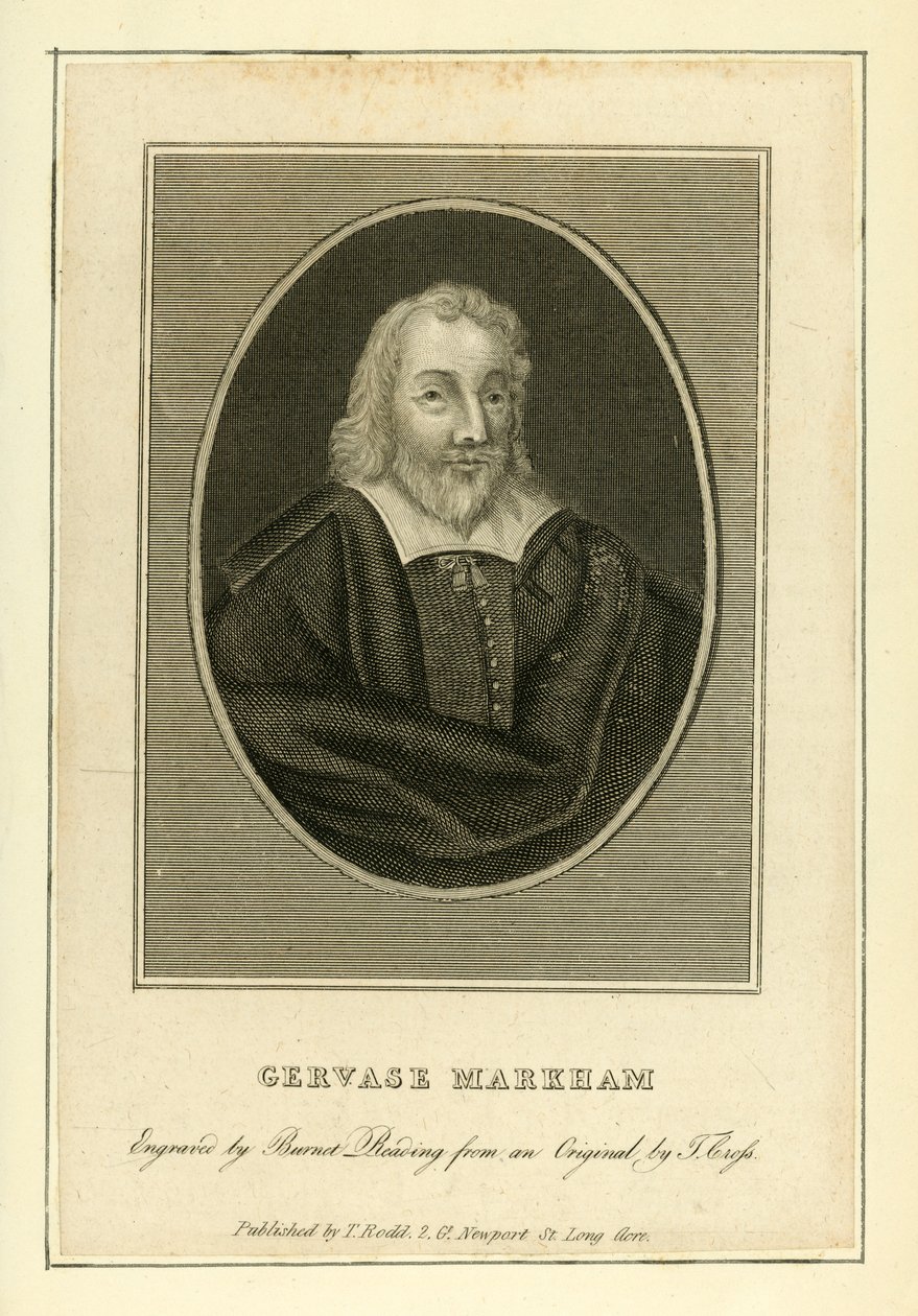 Gervase Markham (gravure) - English School