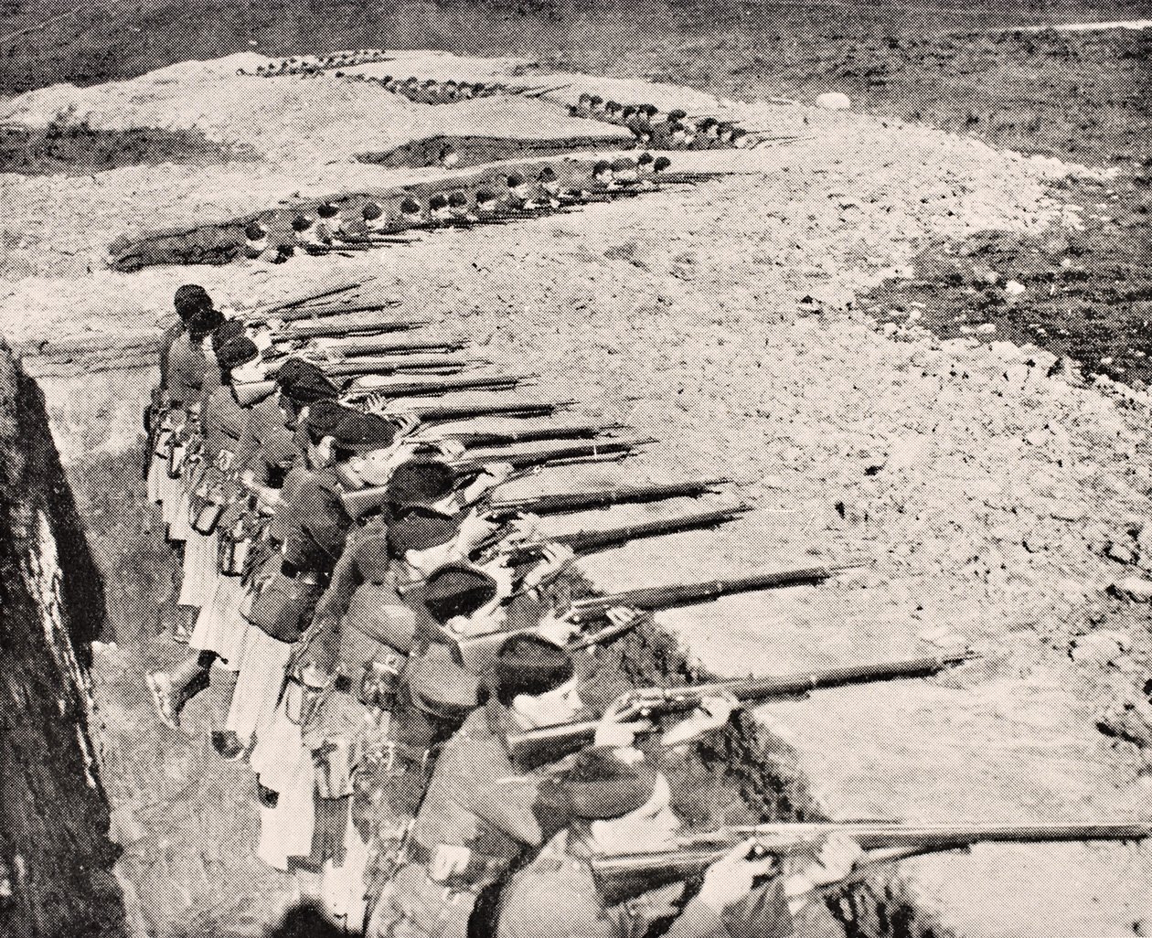 Highlanders de Glasgow dans les tranchées, 1915, de 