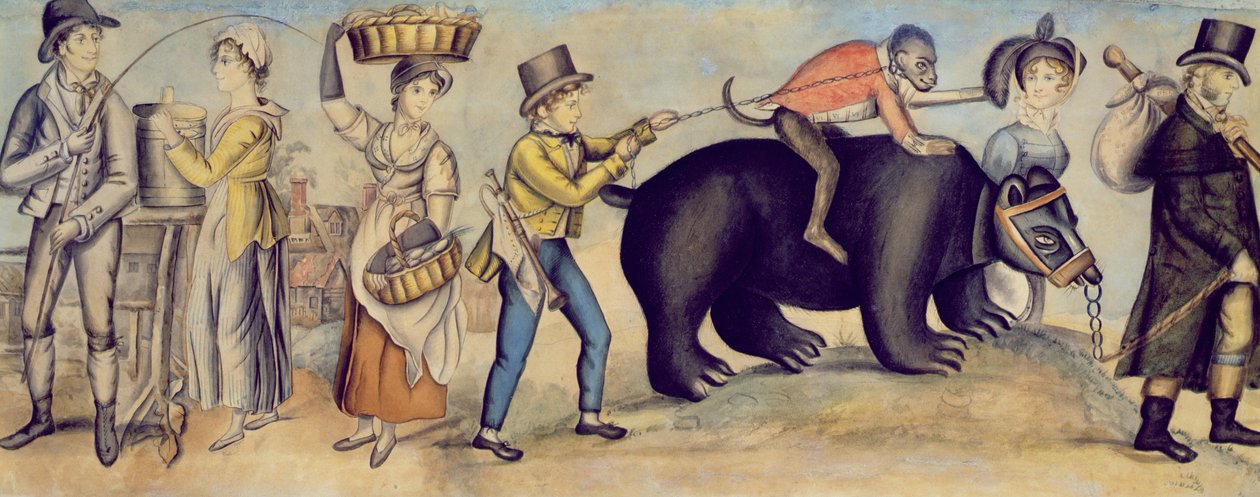 Aller à la foire, (détail) d