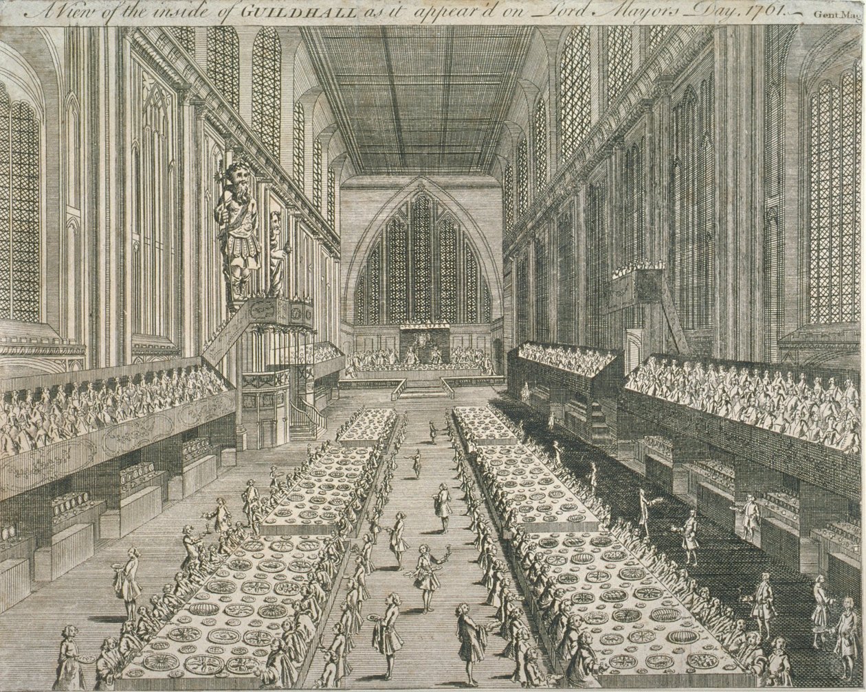 Guildhall, Gentlemans Magazine, 1761 - English School