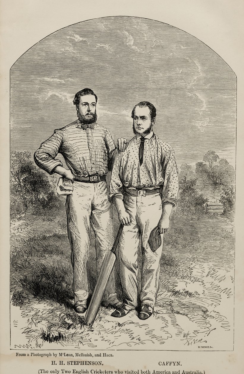 H.H. Stephenson et William Caffyn (impression) - English School