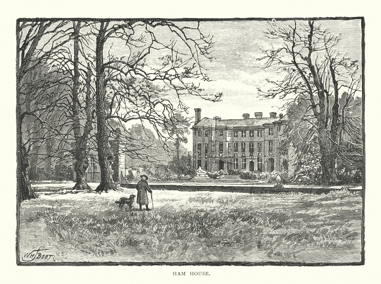 Ham House (gravure) - English School