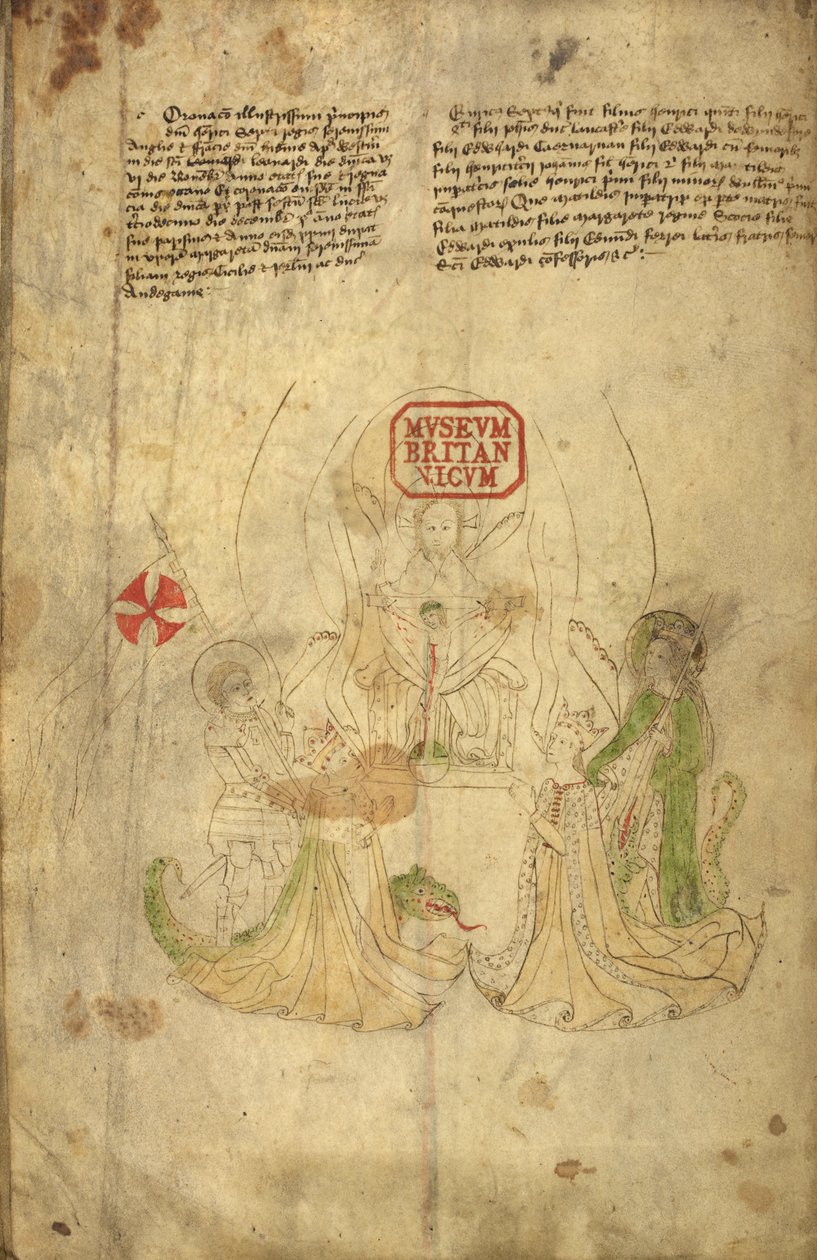 Harley 318, f.8v Henri VI, Roi d