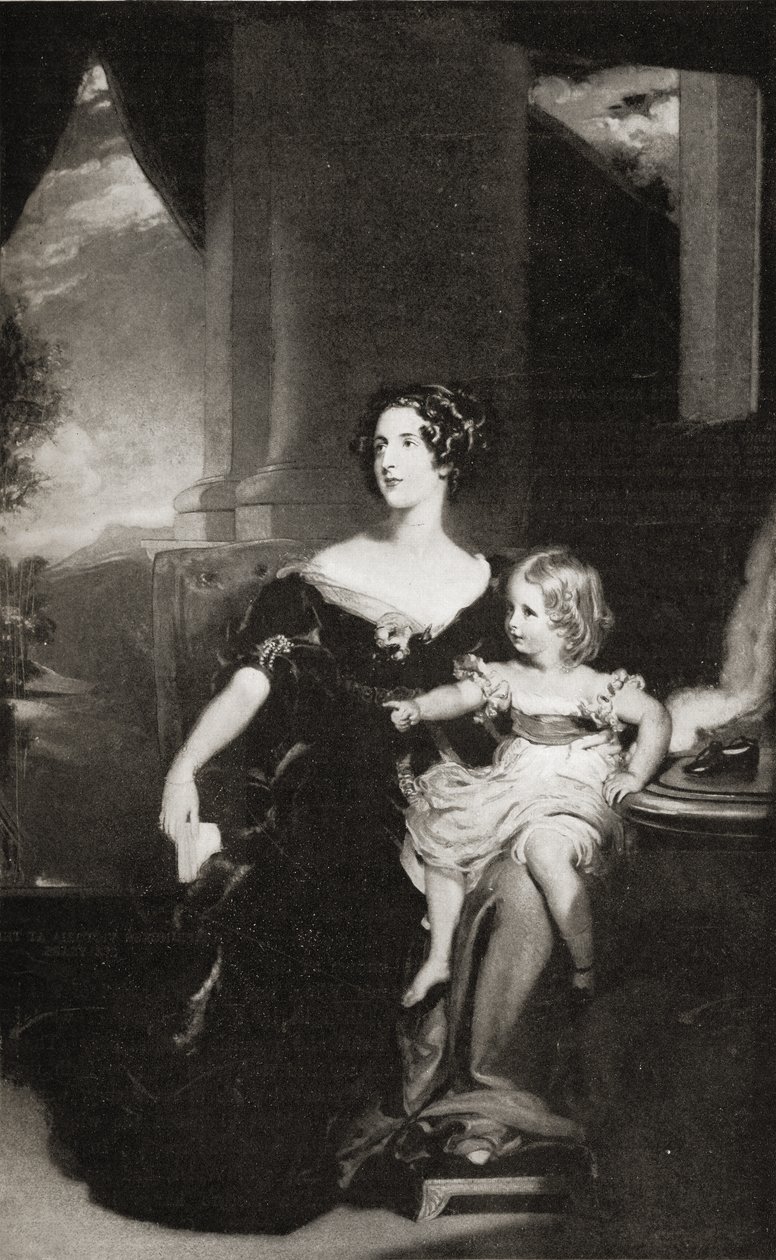 Harriet Duchesse de Sutherland (1806-68) - English School