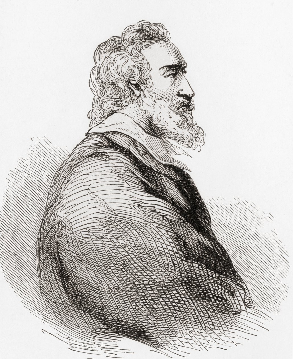 Henri IV, alias Bon Roi Henri, 1553-1610, de Ward and Locks Illustrated History of the World, publié vers 1882 - English School