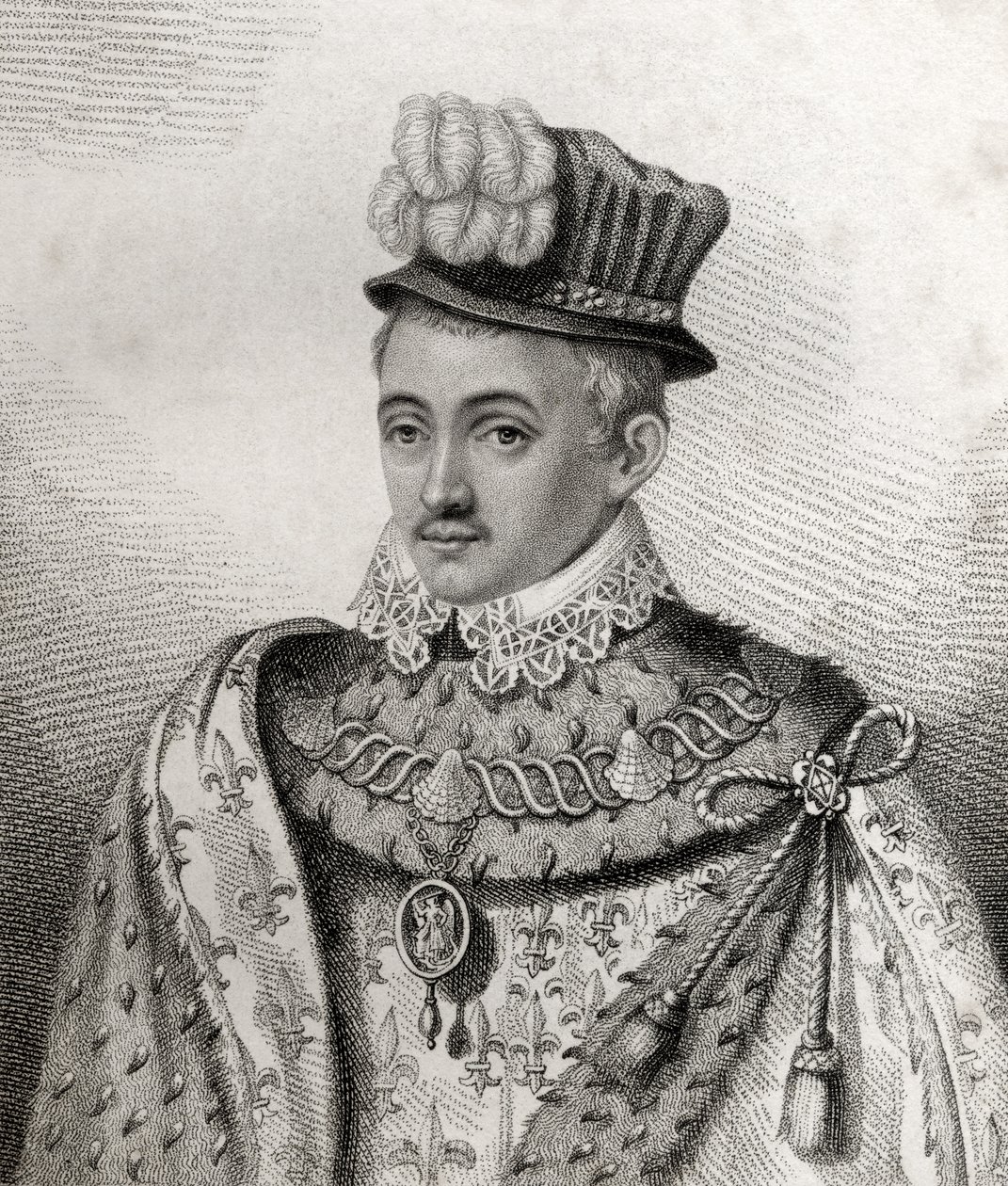 Henry Stewart, gravé par Rivers, illustration de 