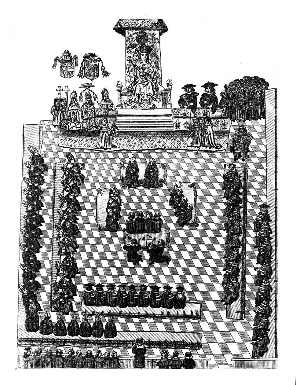 Henri VIII au Parlement - English School