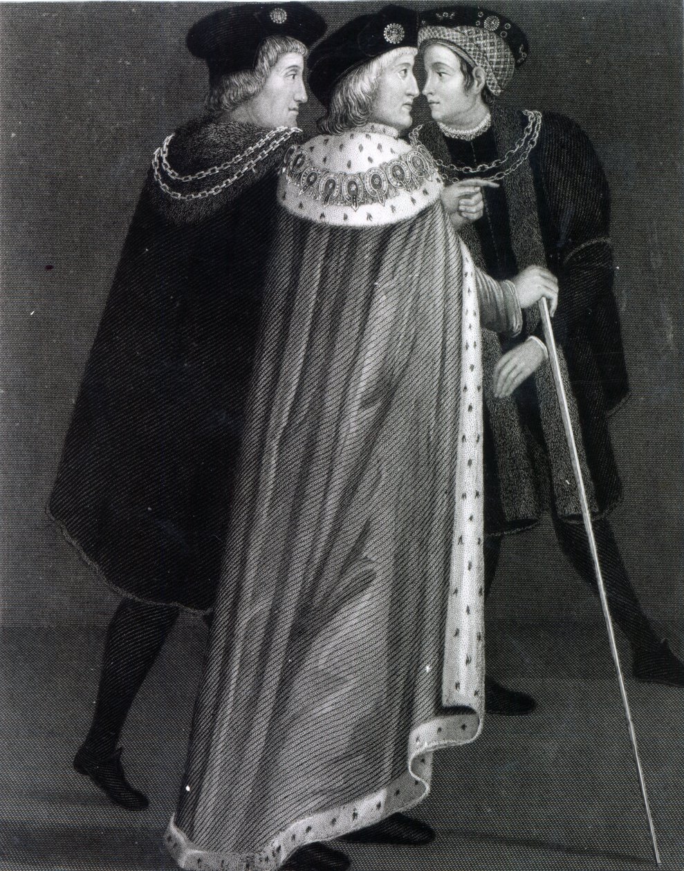 Henri VII avec Richard Empson et Sir Edmund Dudley - English School