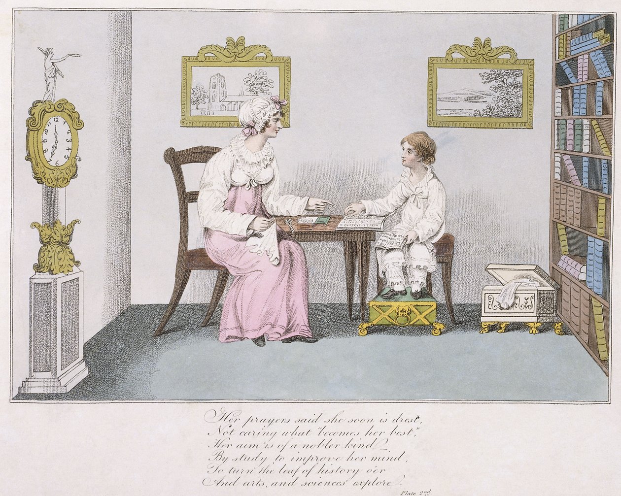 Ses prières, 1817 - English School