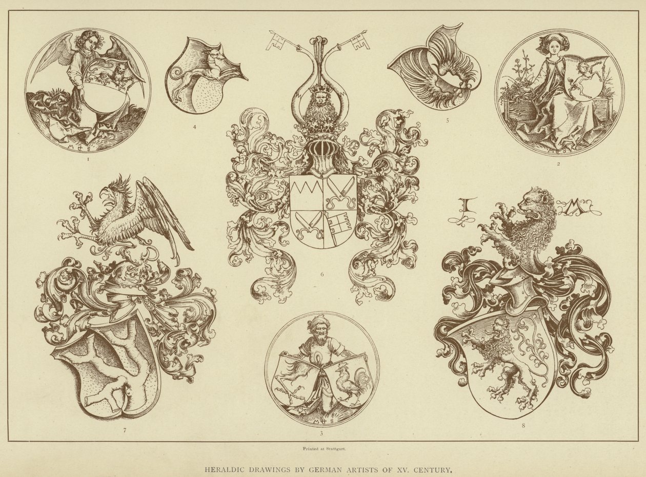 Dessins héraldiques d