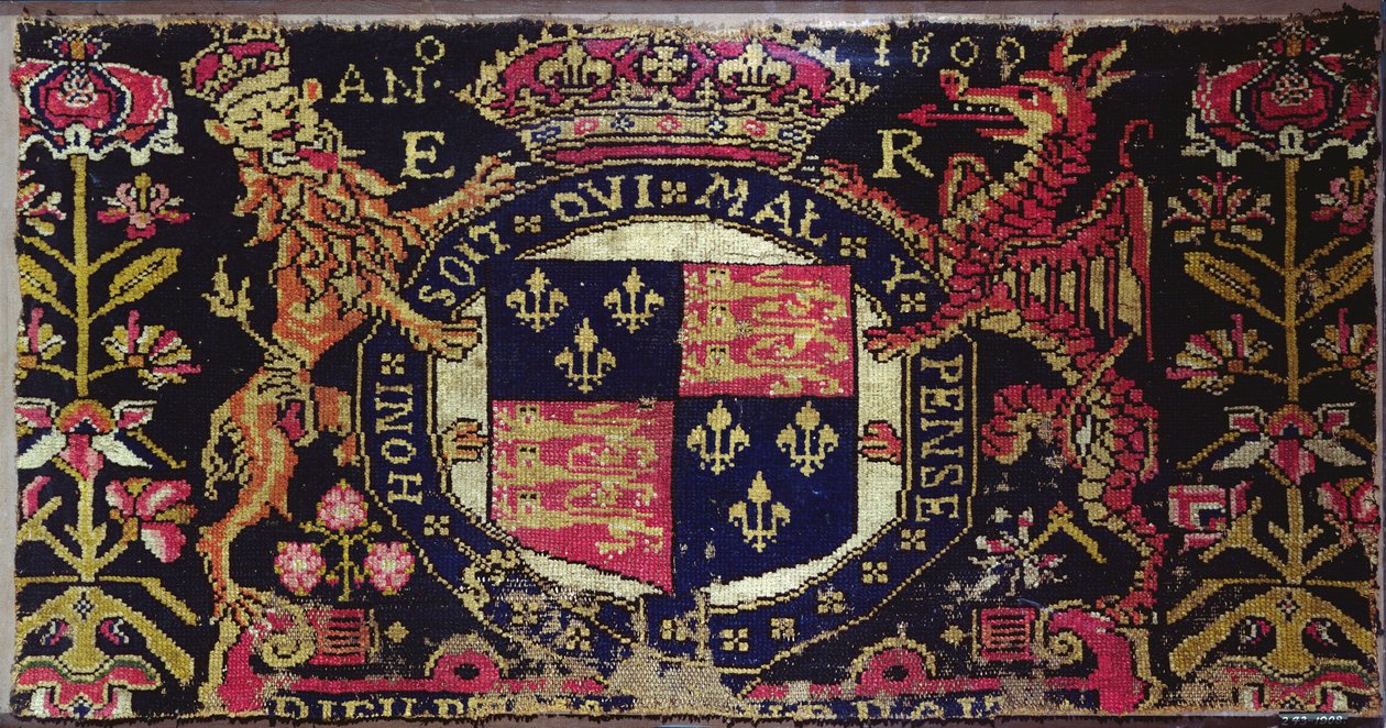 Tapis à panneaux héraldiques, 1600 - English School