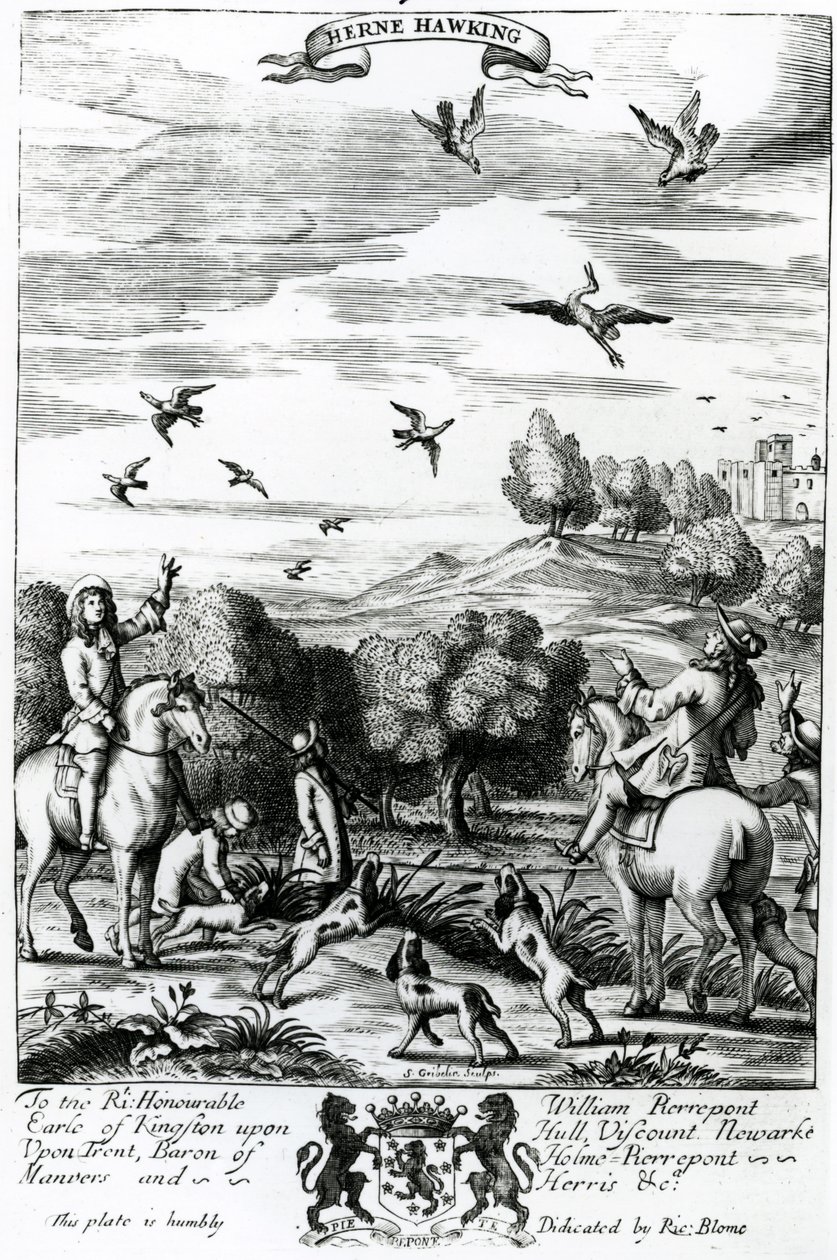 Herne chassant au faucon, de 