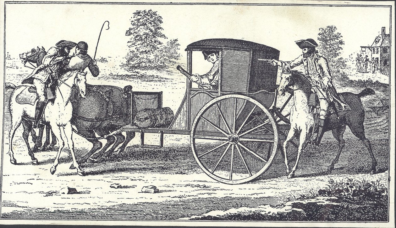 Les bandits James MacLaine et William Plunkett volent le comte d