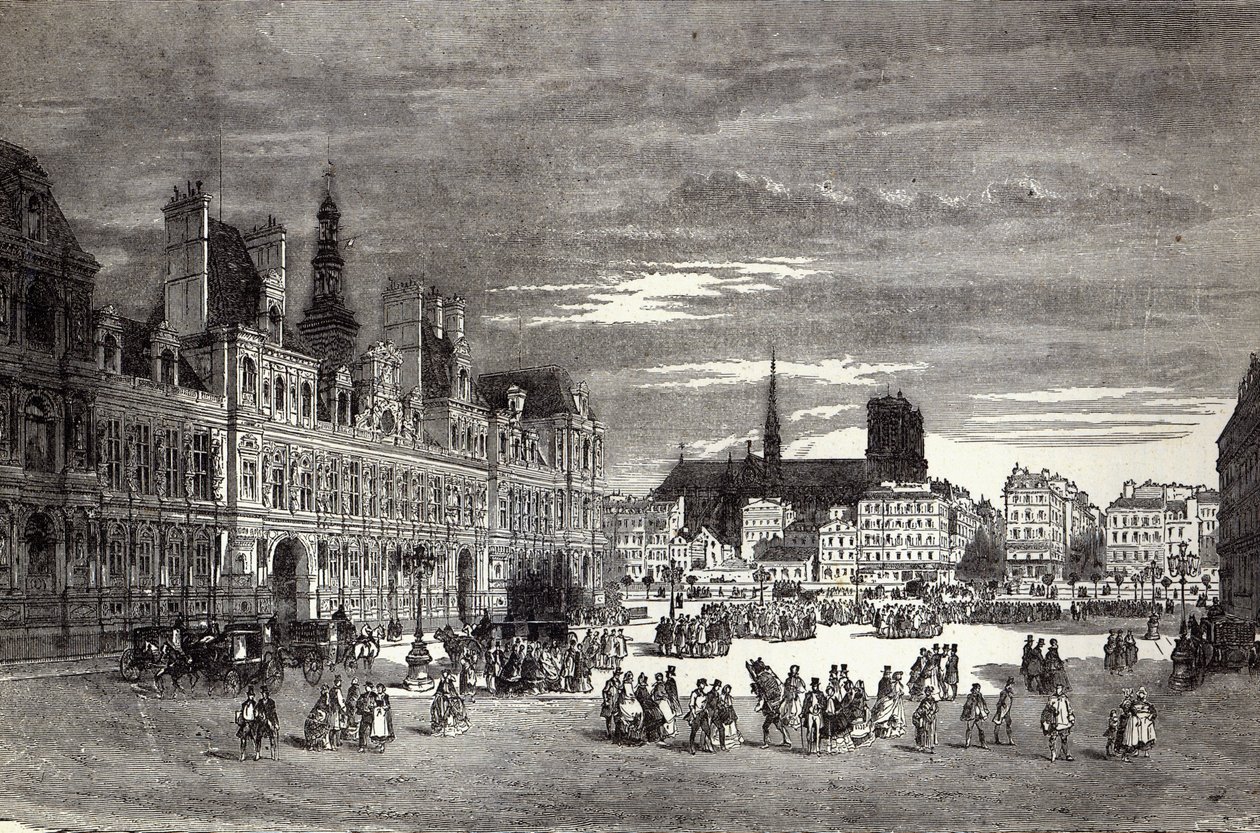 Hôtel de Ville, Paris, 1847 - English School
