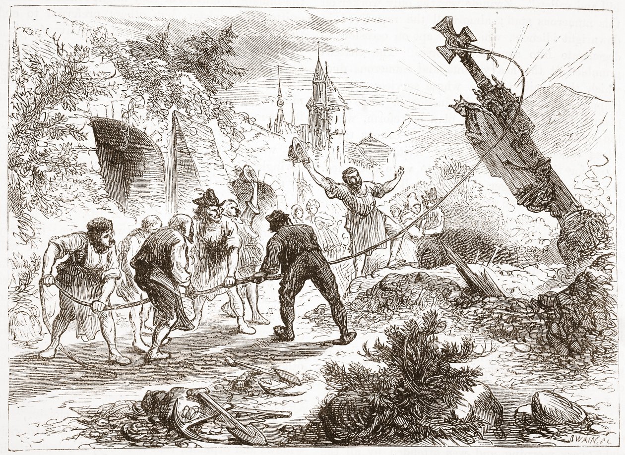 Hottinger détruisant l