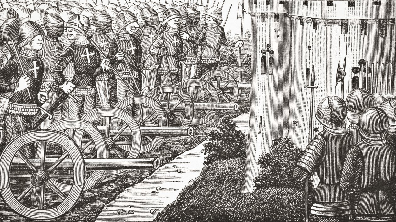 Comment le comte de Foix a pris des places fortes en Guyenne, 1878 - English School