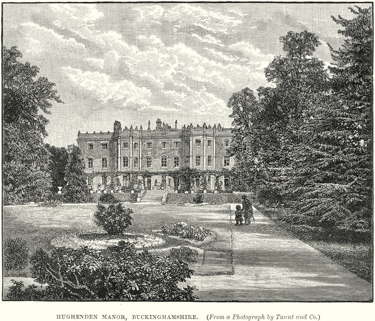 Hughenden Manor, Buckinghamshire (gravure) - English School
