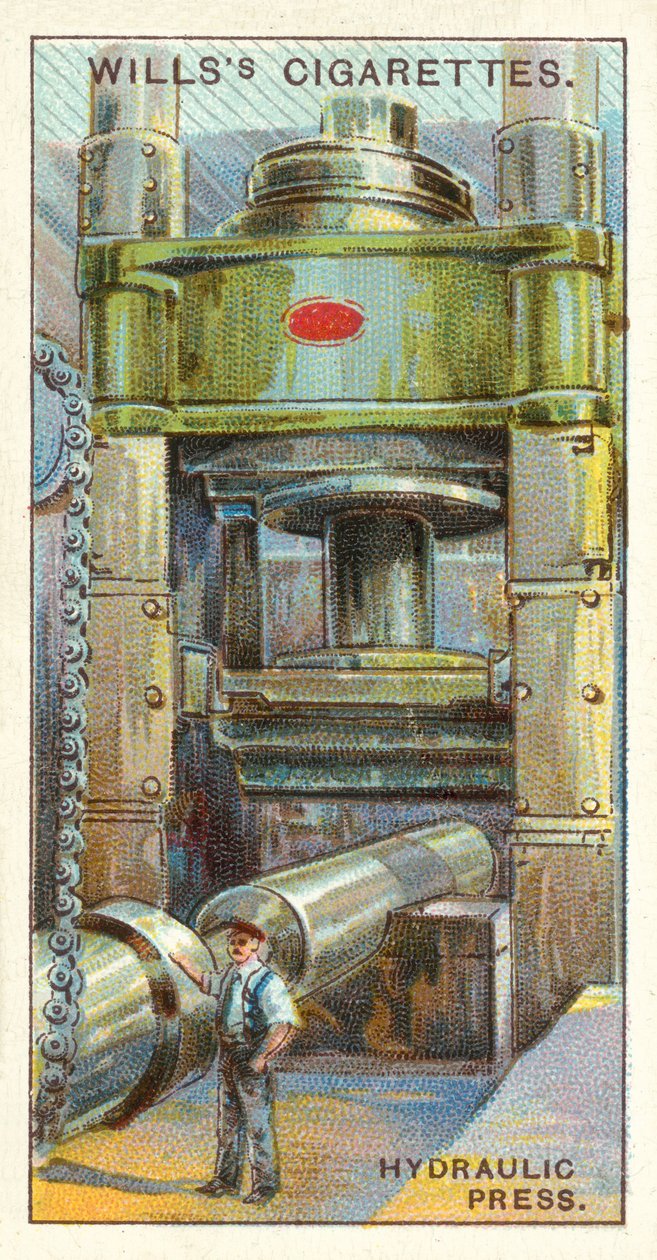 Presse hydraulique (chromolitho) - English School