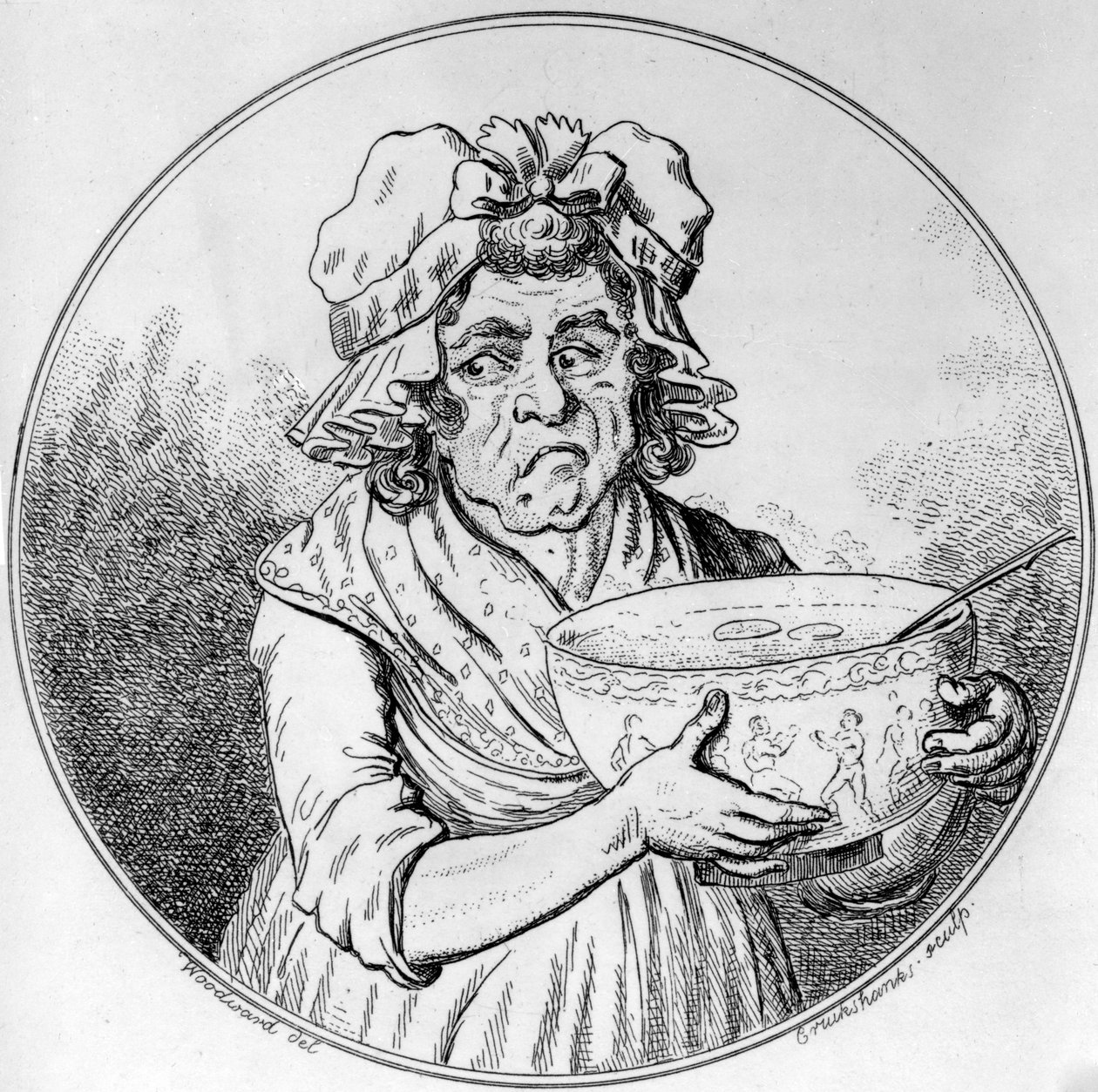 Illustration, par George Moutard Woodward, gravée par Isaak Cruickshank, publiée par Allen&West, 1796 - English School