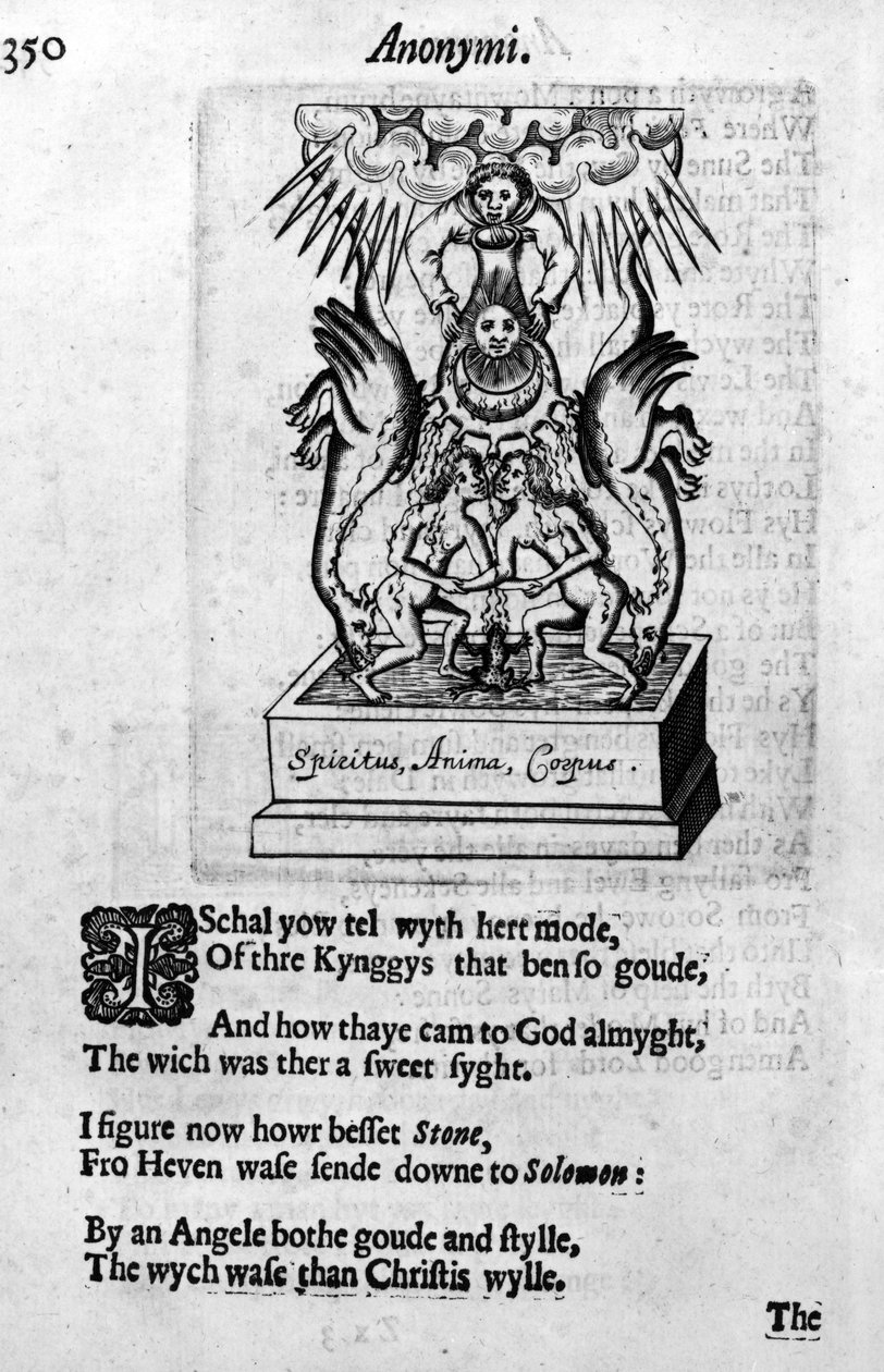 Illustration de Theatrum Chemicum Britannicum par Elias Ashmole, première publication en 1652 - English School