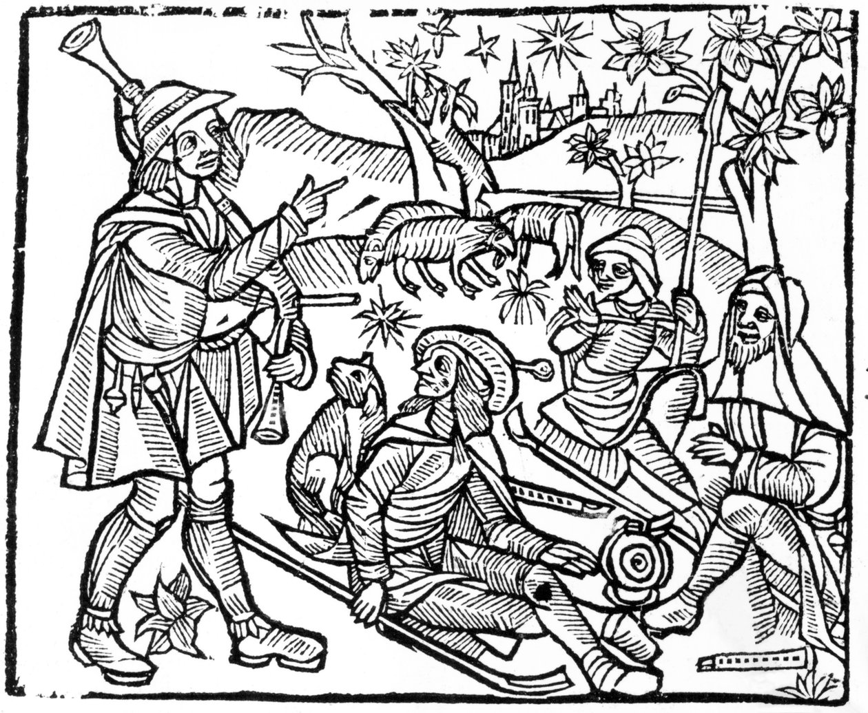 Illustration du Kalendar des Bergers - English School