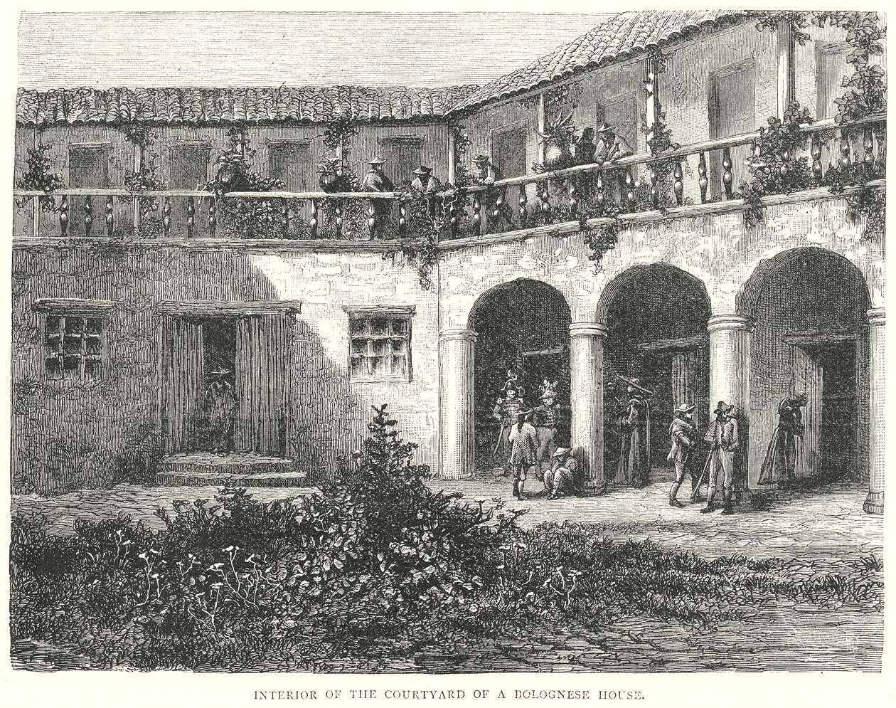 Intérieur de la cour d