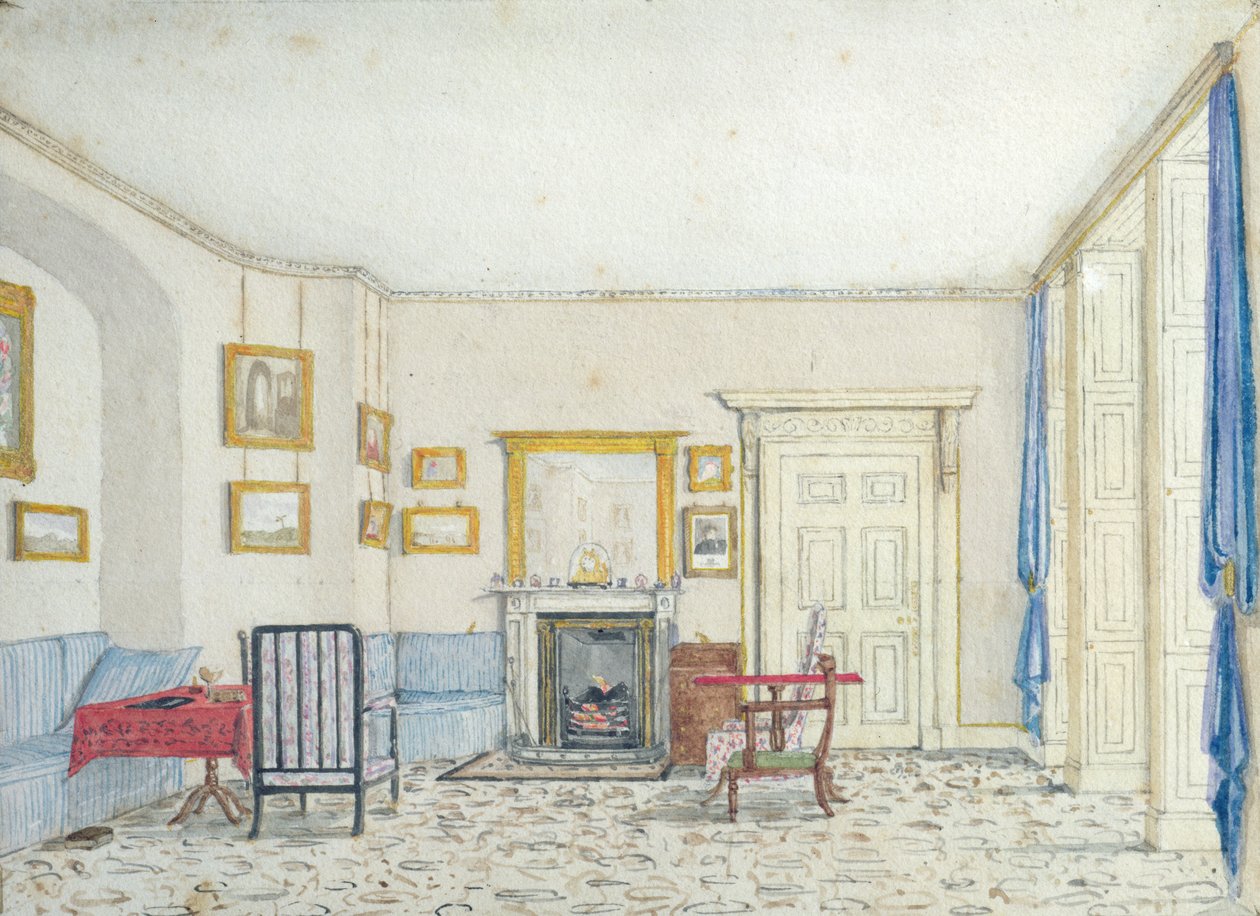 Intérieur sur Curzon Street, c.1830 - English School