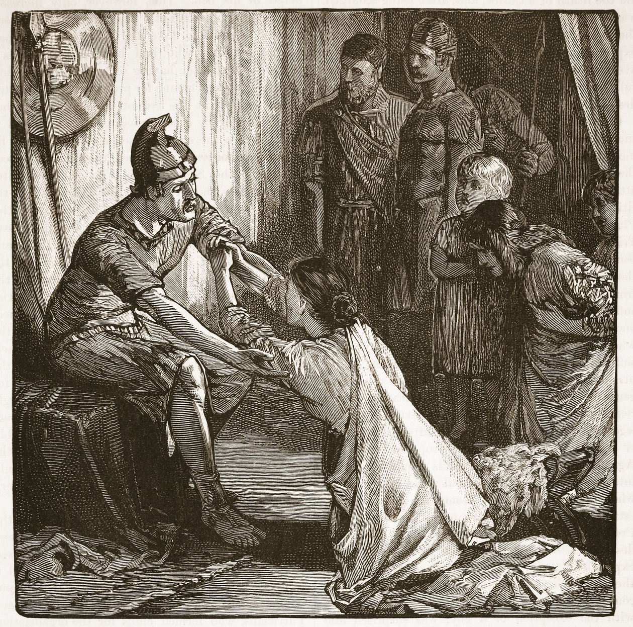 Entrevue entre Coriolan et sa femme et sa mère - English School