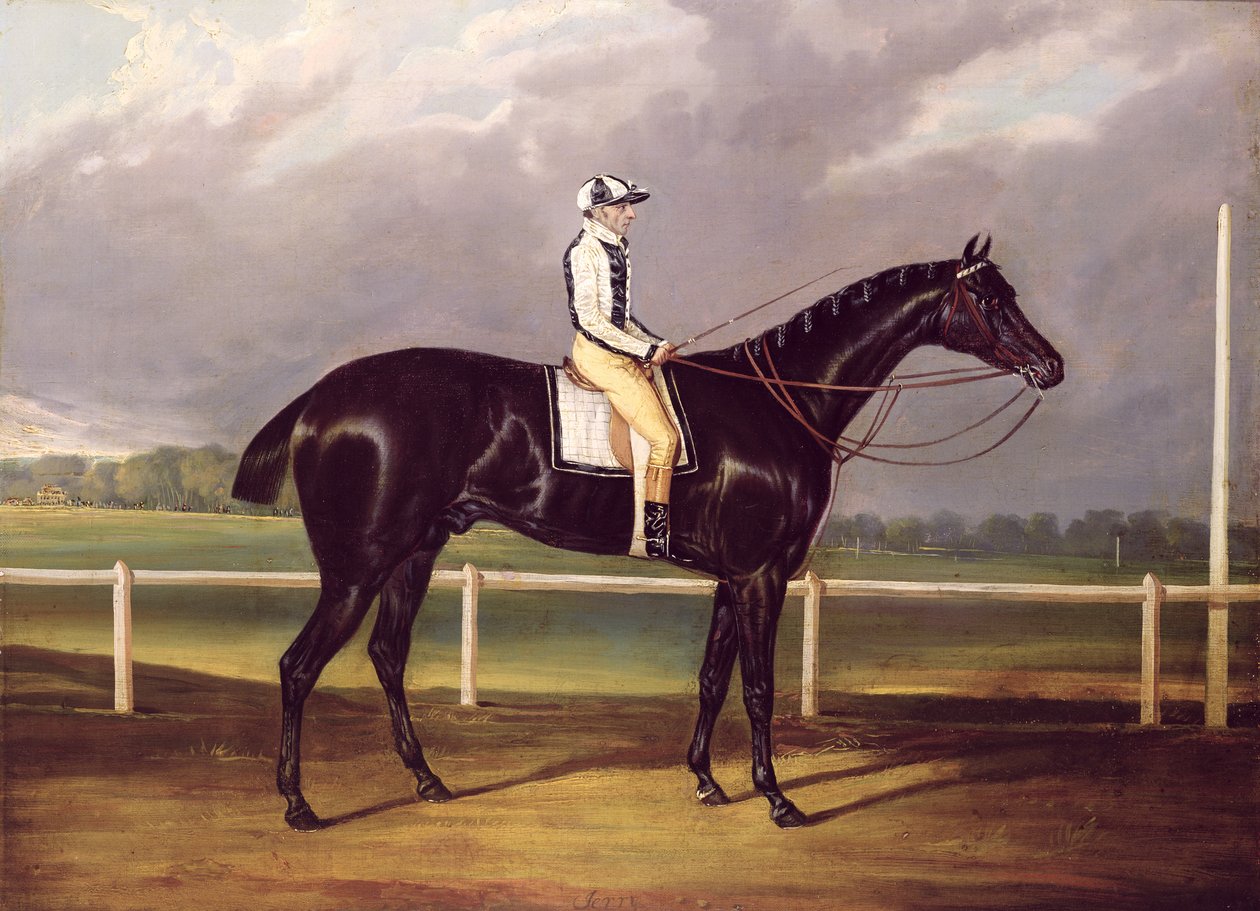Jerry, vainqueur du St. Leger en 1824 - English School