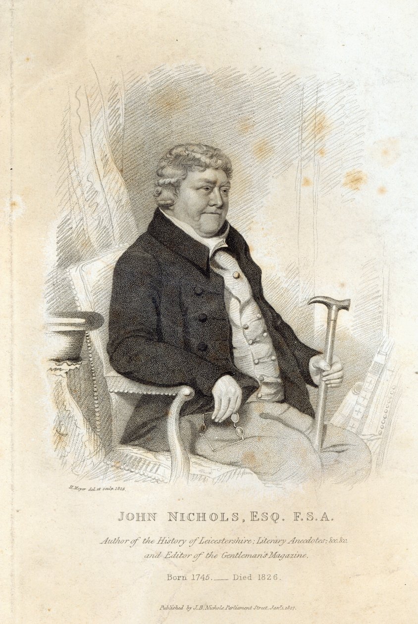 John Nichols, gravé par H. Meyer, 1825 - English School