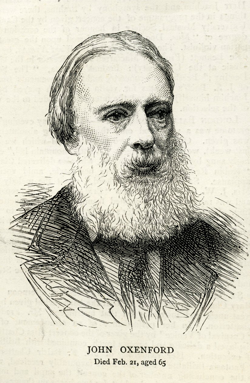 John Oxenford (1812-77) illustration de The Graphic 1877 - English School