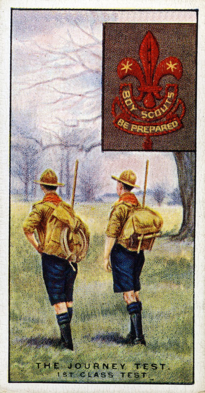 Test de parcours pour le badge de scout de première classe, 1929 - English School