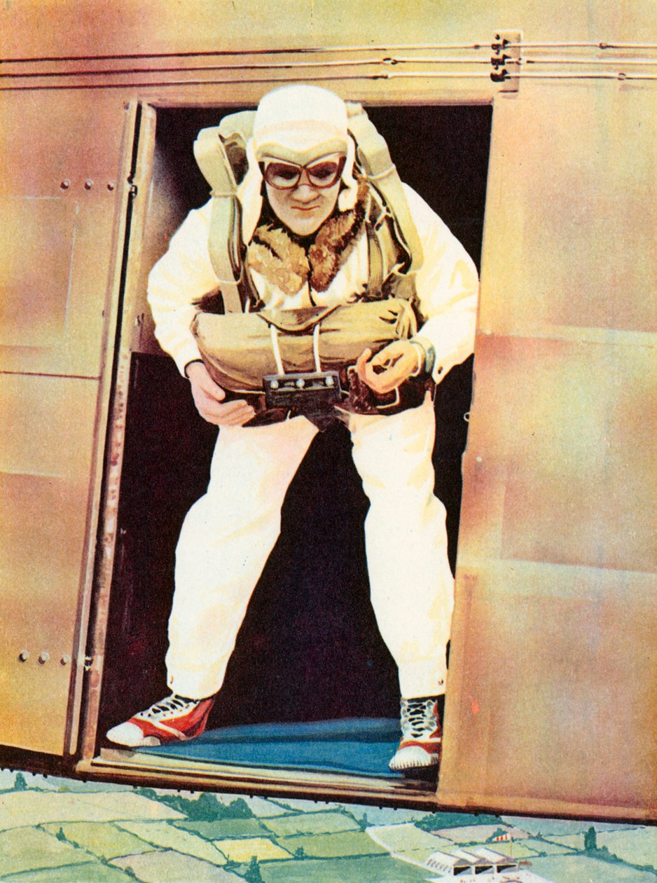 Just about to Jump (lithographie couleur) - English School